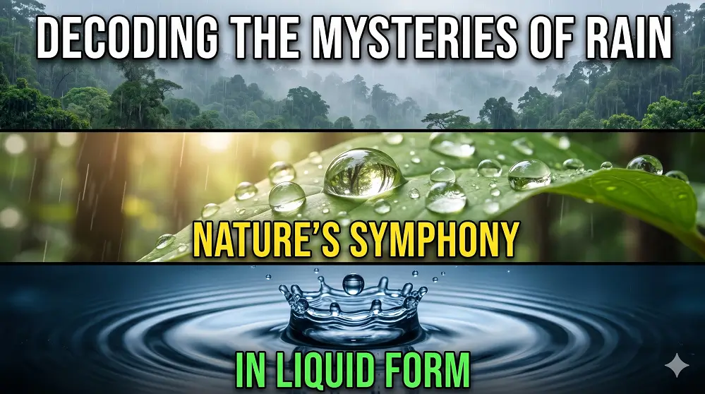 Decoding the Mysteries of Rain: Nature's Symphony in Liquid Form